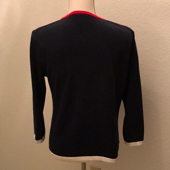 Liz Claiborne Stars Cardigan - Picture 3 of 8